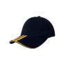Cap - mod. 4074:Black, Cotton, Gold